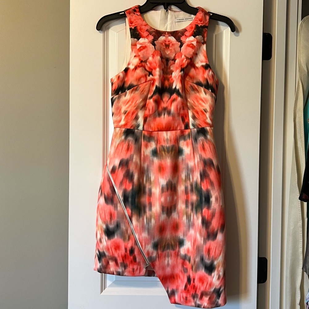Finders Keepers Way to Go Dress in Blurred Floral